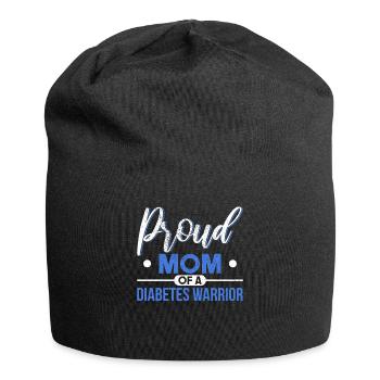 Diabétiques conscience diabète cadeau - Bonnet en jersey - noir - Devant