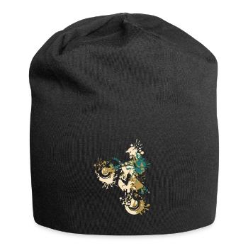 Éclaboussure de motocross - Bonnet en jersey - noir - Devant