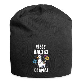 Mele Kalikimaka Shirt For Women Hawaiian Xmas - Jersey Beanie - black - Front