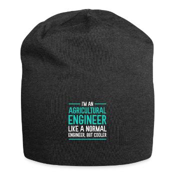 Cadeau pour ingénieur agricole - Bonnet en jersey - charbon - Devant