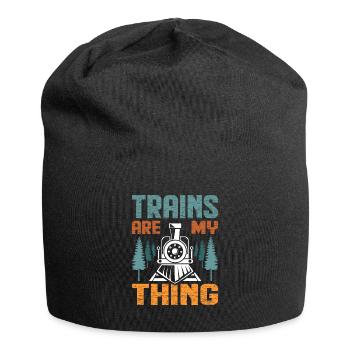 train - Jersey Beanie - black - Front