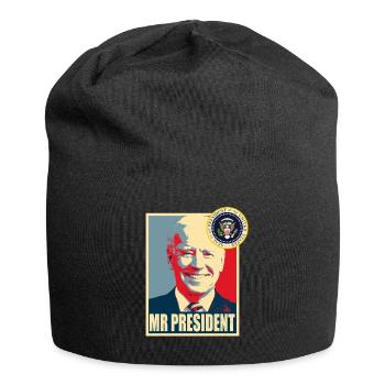 POTUS Joe Biden - Herr Präsident Joe Biden - Jersey-Beanie - Schwarz - Vorne