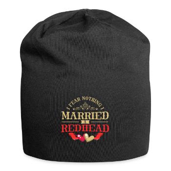 Redheads, proud redheads, red haired, proud - Jersey Beanie - black - Front
