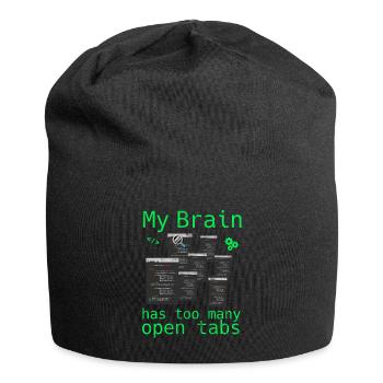 Informatik Hacker Programmierer Binär PC Computer - Jersey-Beanie - Schwarz - Vorne