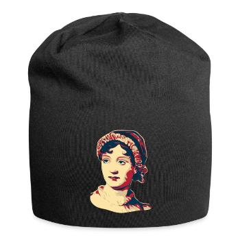 Jane Austen - Bonnet en jersey - noir - Devant