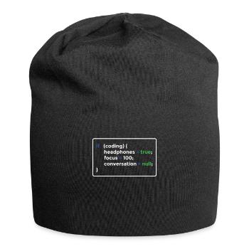 Programmer programming - Jersey Beanie - black - Front