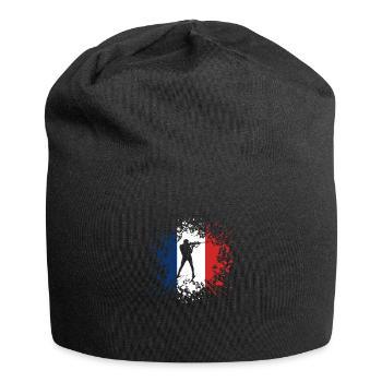 Cadeau Du Biathlon Pour Les Amateurs De Sports - Bonnet en jersey - noir - Devant