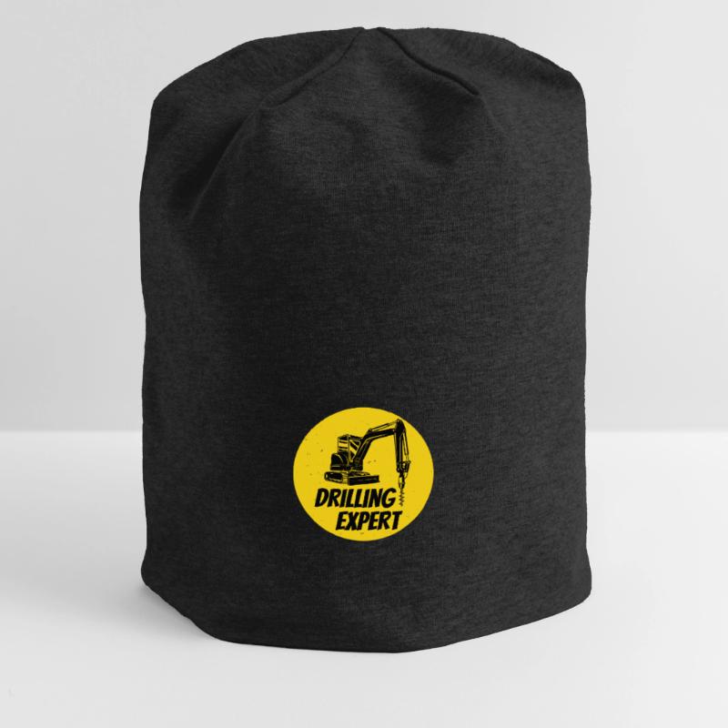 Drilling expert drilling machine construction site construction worker Jersey Beanie