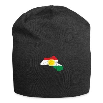Son Biji Kurdistan - Don kurde avec le Kurdistan - Bonnet en jersey - charbon - Devant