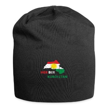 Son Biji Kurdistan - Don kurde avec le Kurdistan - Bonnet en jersey - noir - Devant