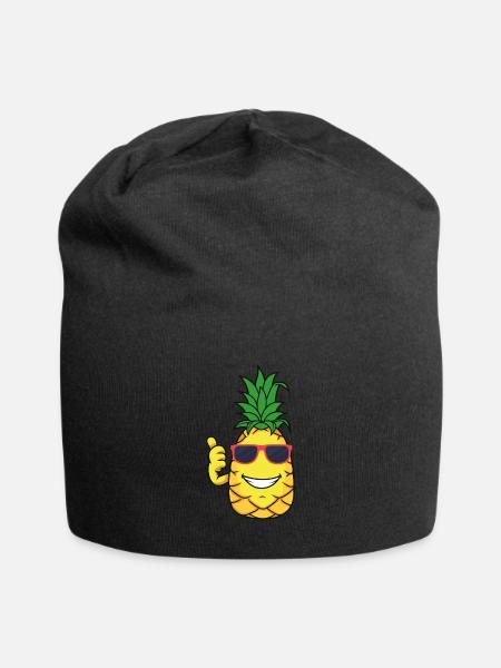 Pineapple - Jersey-Beanie - Schwarz