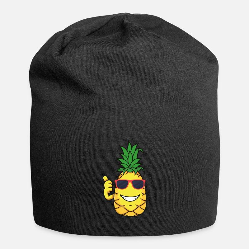 Pineapple - Jersey-Beanie - Schwarz