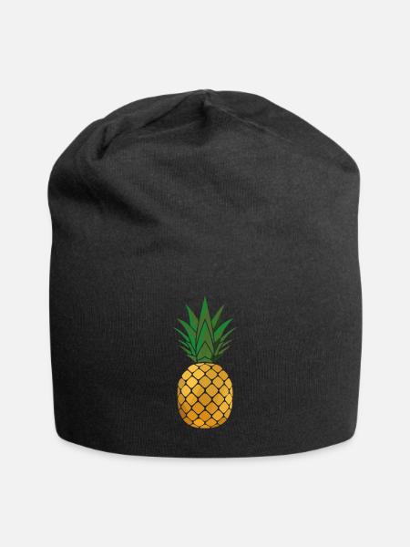 Pineapple - Jersey-Beanie - Schwarz