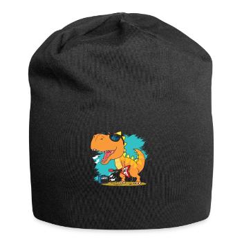 dinosaur - Jersey Beanie - black - Front