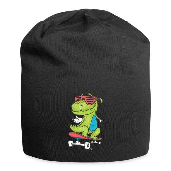 dinosaur - Jersey Beanie - black - Front