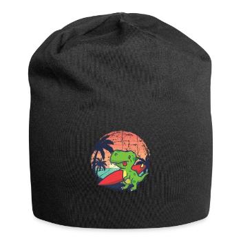 dinosaur - Jersey Beanie - black - Front