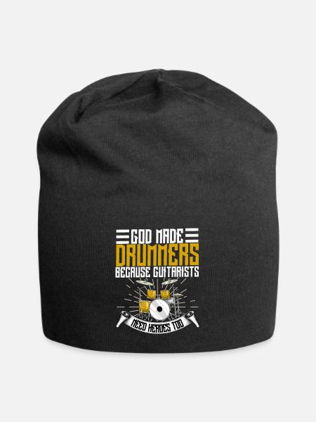 Drums - Jersey Beanie - black