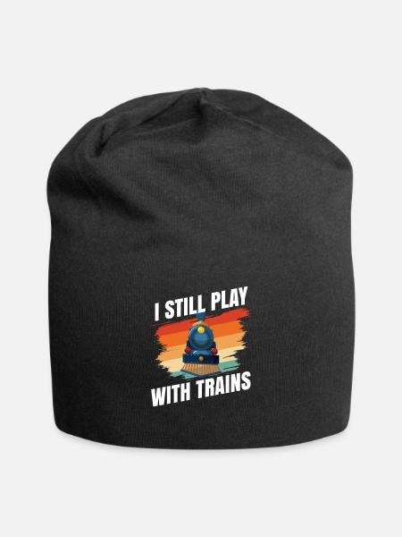 train - Bonnet en jersey - noir