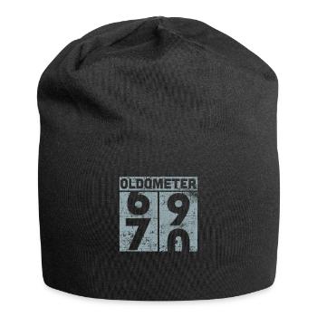 70. Geburtstag - Jersey-Beanie - Schwarz - Vorne