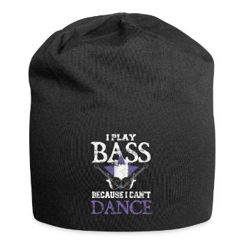 Bass Spieler Bass Player Bassist Bassisten - Jersey-Beanie - Schwarz - Vorne