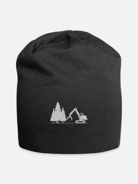 Harvester - Jersey-Beanie - Schwarz