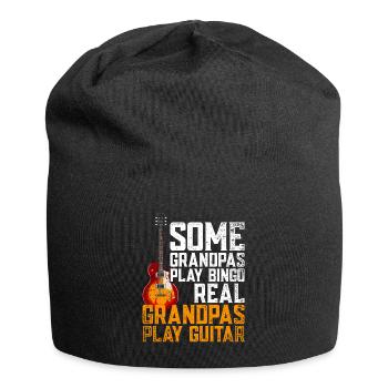 Retraite de la musique de guitare - Bonnet en jersey - noir - Devant