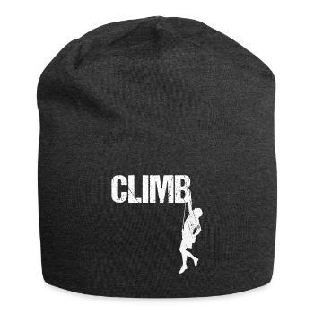 Climb Escalade Climber en rappel Design alpinisme - Bonnet en jersey - charbon - Devant
