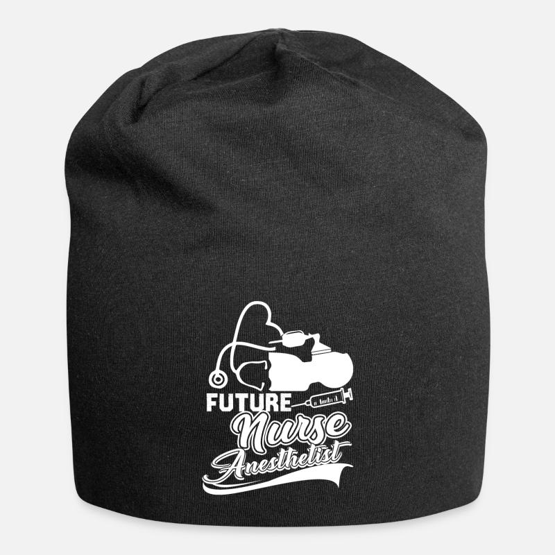 Infirmière Anesthésiste Future Infirmière Anesthésiste - Bonnet en jersey - noir