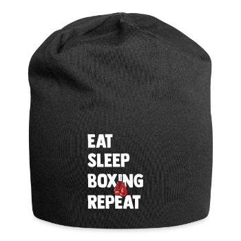 Boxe Arts Martiaux Punch Gants de Boxe Sparring - Bonnet en jersey - noir - Devant