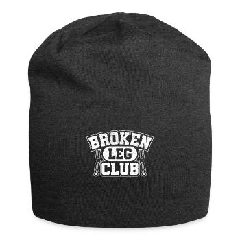 Patient get well soon broken bone gift - Jersey Beanie - charcoal grey - Front