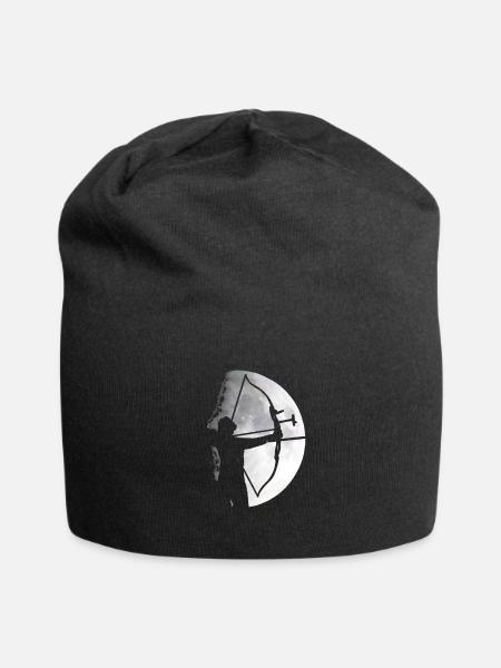 Moon archer - Jersey Beanie - black