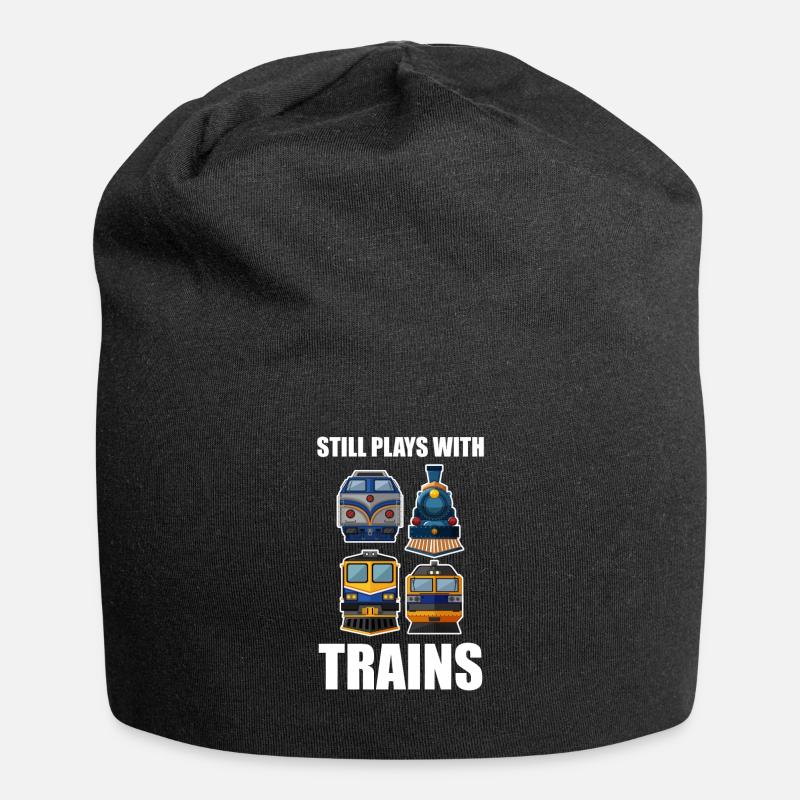 train - Bonnet en jersey - noir