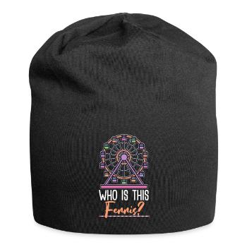 Riesenrad Geschenkidee - Jersey-Beanie - Schwarz - Vorne