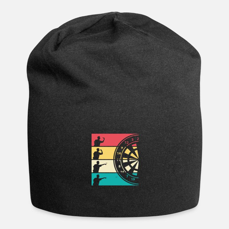 Dart - Jersey-Beanie - Schwarz