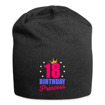 18th birthday - Jersey Beanie - black - Front