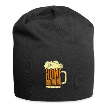Bier Brauen - Jersey-Beanie - Schwarz - Vorne
