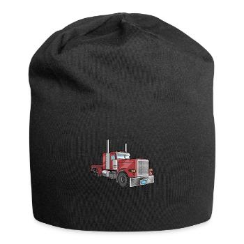 LKW - Jersey-Beanie - Schwarz - Vorne