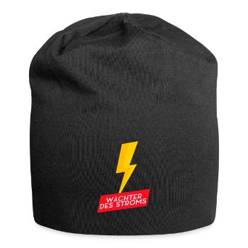 Wächter des Stroms - Jersey-Beanie - Schwarz - Vorne