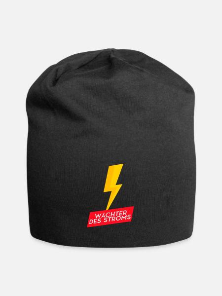 Wächter des Stroms - Jersey-Beanie - Schwarz