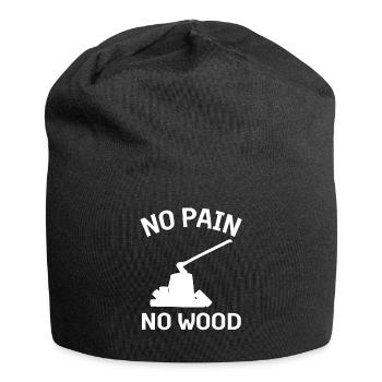 Lumberjack Forest Man Forester Gift - Jersey Beanie - black - Front