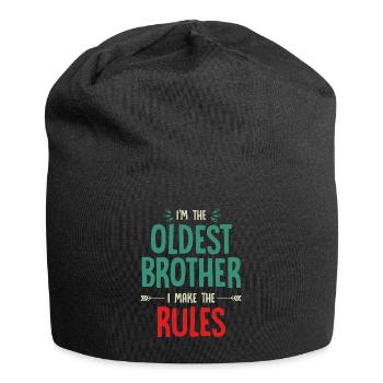 Siblings, oldest siblings, middle child - Jersey Beanie - black - Front