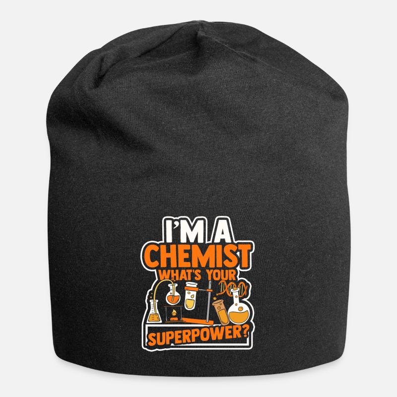 chimie - Bonnet en jersey - noir