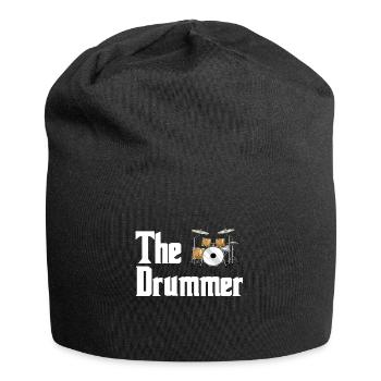 Schlagzeug Drumsticks Band Trommel Musik Vintage - Jersey-Beanie - Schwarz - Vorne