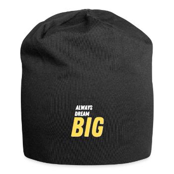 Always Dream Big - Jersey-Beanie - Schwarz - Vorne