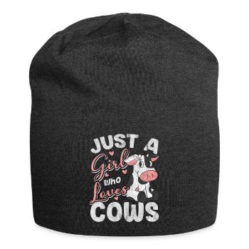 Cow - Jersey Beanie - charcoal grey - Front