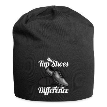Meine Steppschuhe machen den Unterschied Tänzer - Jersey-Beanie - Schwarz - Vorne