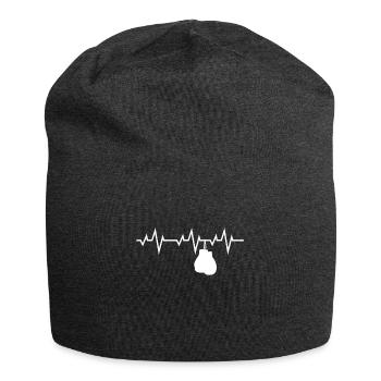 Boxe - Bonnet en jersey - charbon - Devant