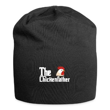 Poulets Coq Farmer Volaille Poule Coq Poussins - Bonnet en jersey - noir - Devant