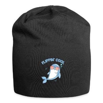 Delfin - Jersey-Beanie - Schwarz - Vorne