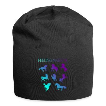 Se sentir magique - Bonnet en jersey - noir - Devant
